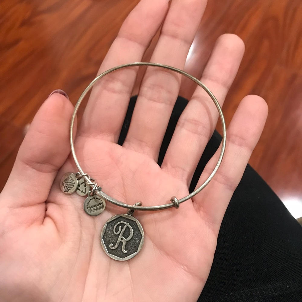 Alex and ani R bracelet